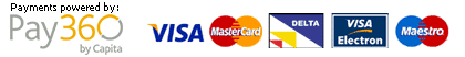Payments powered by PayPoint.net: VISA, MasterCard, VISA Electron, Delta, MAESTRO